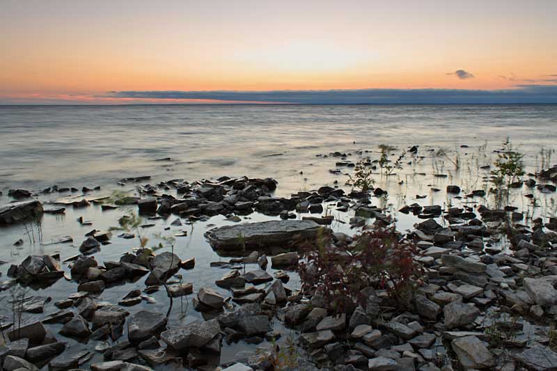 the last sunset at fayette state park